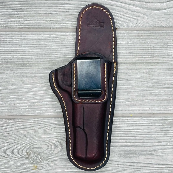 Blue stone safety products leather holster tactical gear belt (maybe Glock 9/40) - Picture 1 of 4